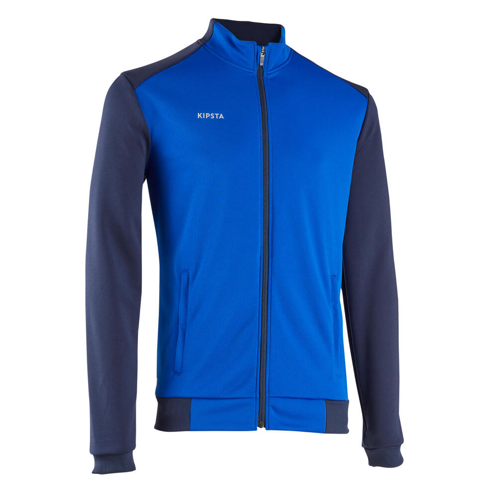 Jachetă Fotbal Essential Bleumarin-Albastru Copii