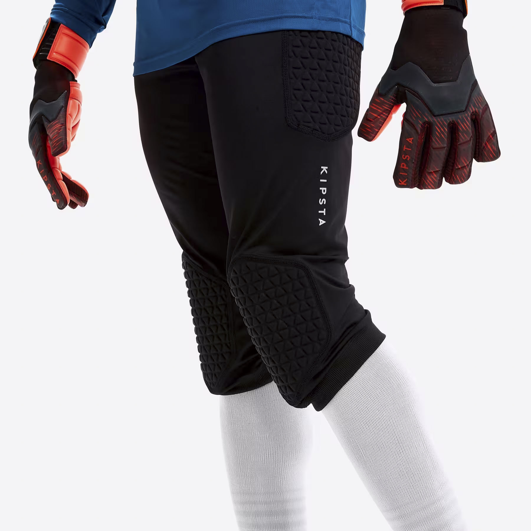 Pantalon Portar Fotbal F500 Negru Adulți